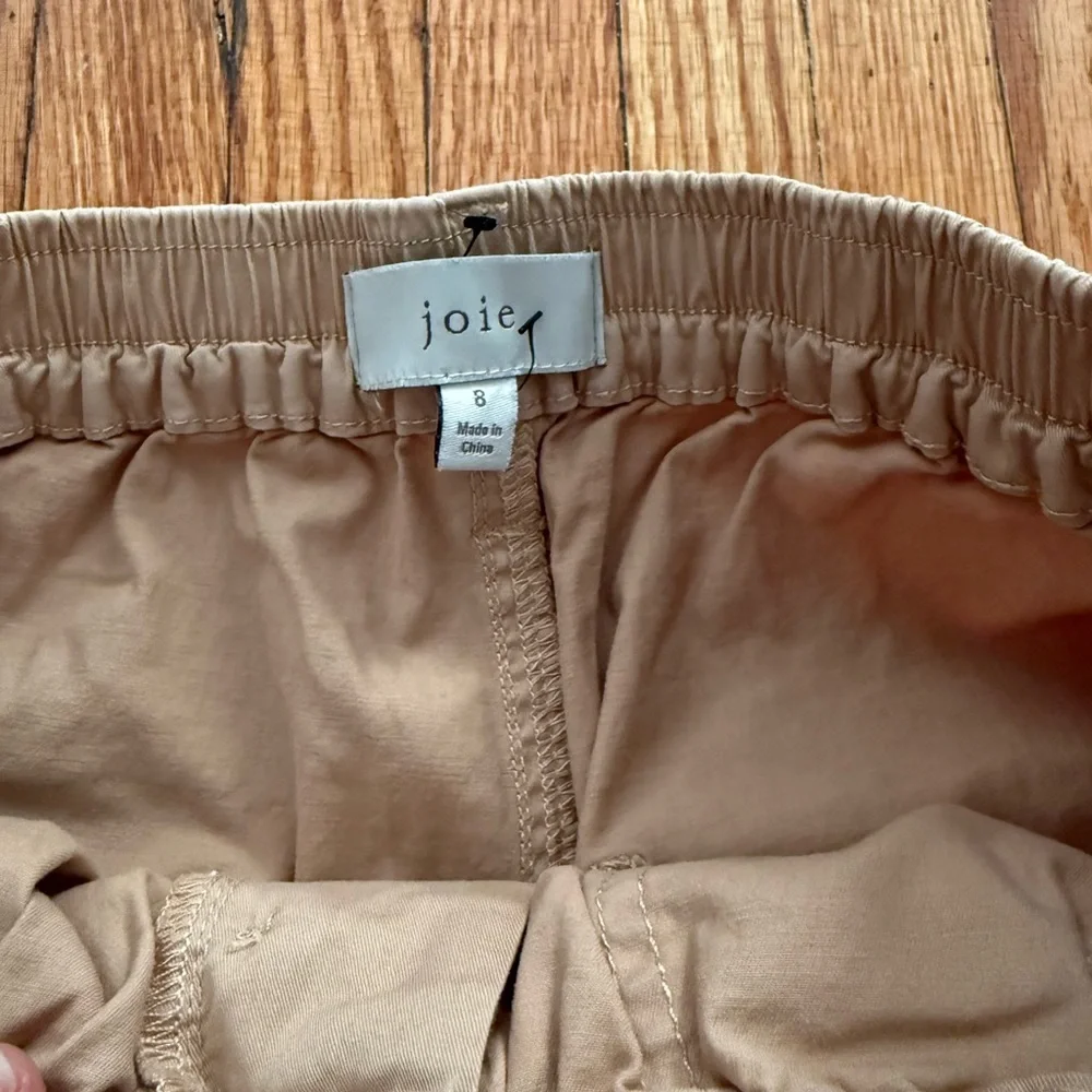 Joie Tan Cargo Pants Relaxed Fit size 8 women’s - Picture 2 of 5